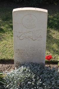 Ismailia War Memorial Cemetery - Sheikh Hashmat Ali, 